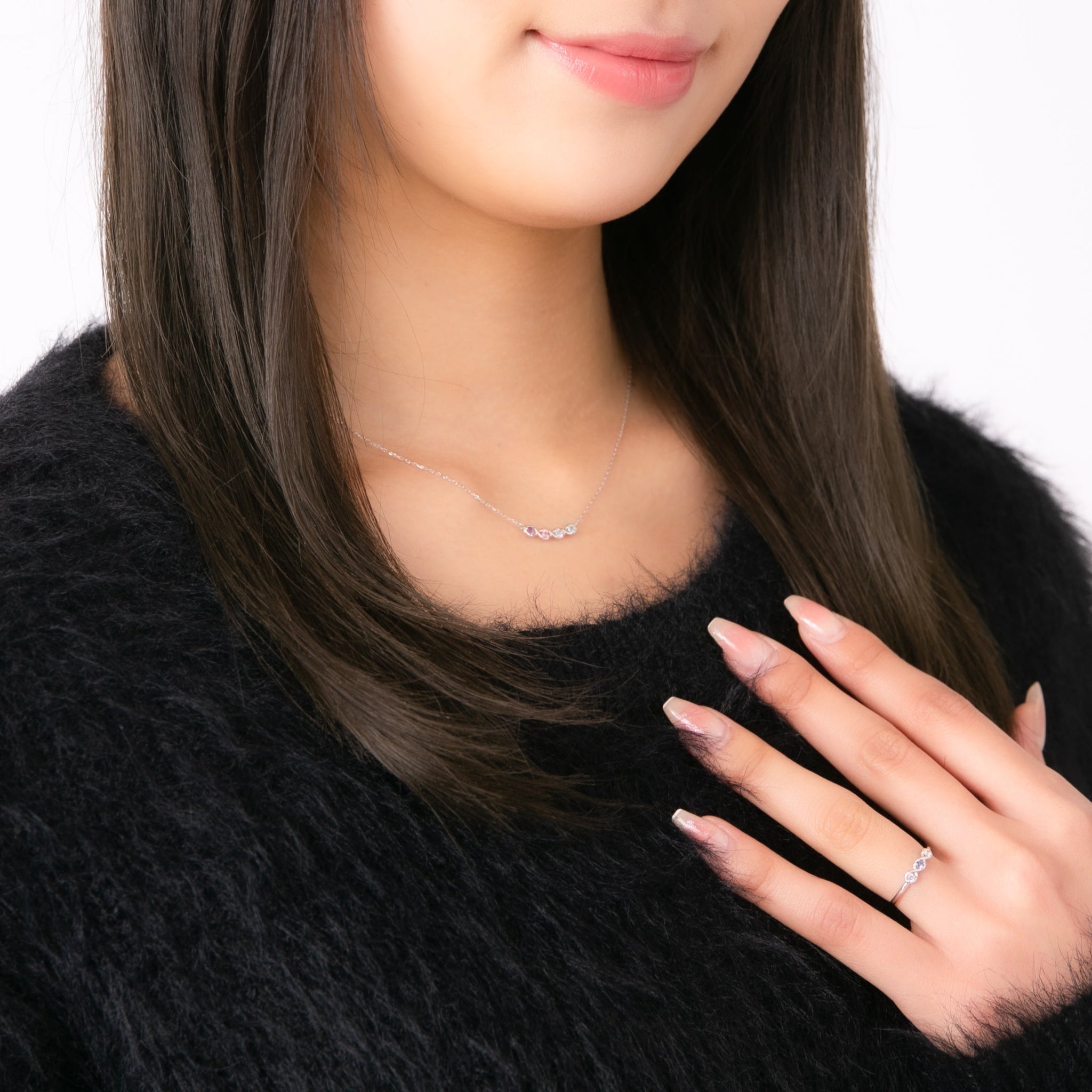 4 JEWEL NECKLACE｜誕生石をセレクトメイドするファミリージュエリー